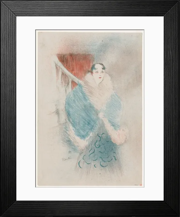 Framed Print : Elsa, Dite la Viennoise, 1897. Creator: Henri de Toulouse-Lautrec (French, 1864-1901) Framed Print : Elsa, Dite la Viennoise, 1897. Creator: Henri de Toulouse-Lautrec (French, 1864-1901)