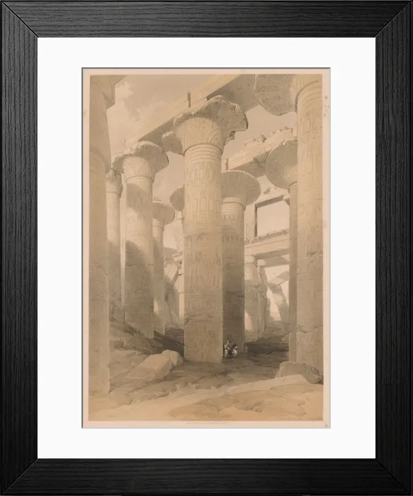 Framed Print : Egypt and Nubia: Volume II - No. 14, Karnak, 1838. Creator: Louis Haghe (British, 1806-1885) Framed Print : Egypt and Nubia: Volume II - No. 14, Karnak, 1838. Creator: Louis Haghe (British, 1806-1885)