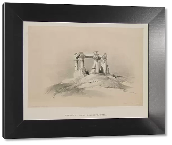 Egypt and Nubia, Volume I: Temple of Wady Kardassy in Nubia, 1846. Creator: Louis Haghe (British