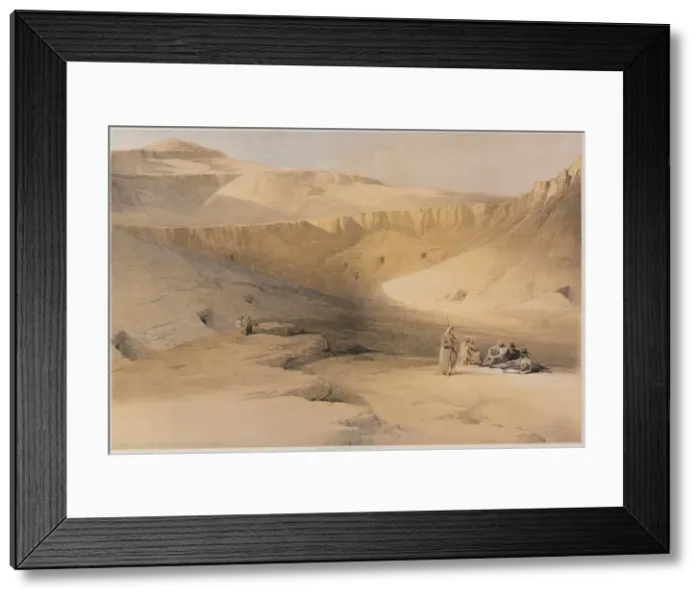 Framed Print : Egypt and Nubia, Volume II: Entrance to the Tombs of the Kings of Thebes, Bab-El-Malouk, 1848 Framed Print : Egypt and Nubia, Volume II: Entrance to the Tombs of the Kings of Thebes, Bab-El-Malouk, 1848