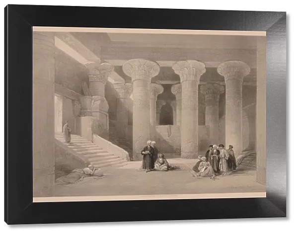 Egypt and Nubia: Volume I - No. 24, Temple at Esneh, 1838. Creator: Louis Haghe (British