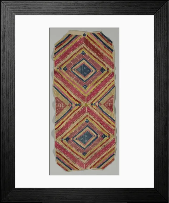 Framed Print : Embroidery, 1600s-1700s. Creator: Unknown Framed Print : Embroidery, 1600s-1700s. Creator: Unknown