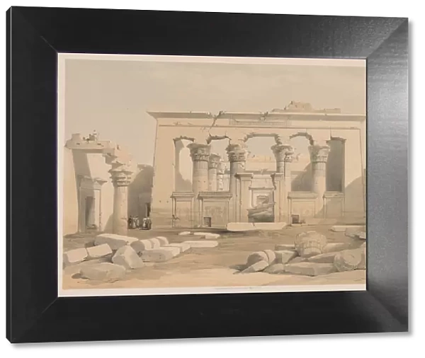 Egypt and Nubia: Volume I - No. 28, Portico of the Temple of Kalabshi, 1838. Creator