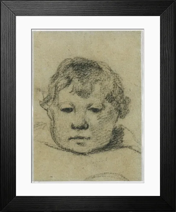 Framed Print : Emil Gauguin as a Child, c. 1875-1876. Creator: Paul Gauguin (French, 1848-1903) Framed Print : Emil Gauguin as a Child, c. 1875-1876. Creator: Paul Gauguin (French, 1848-1903)