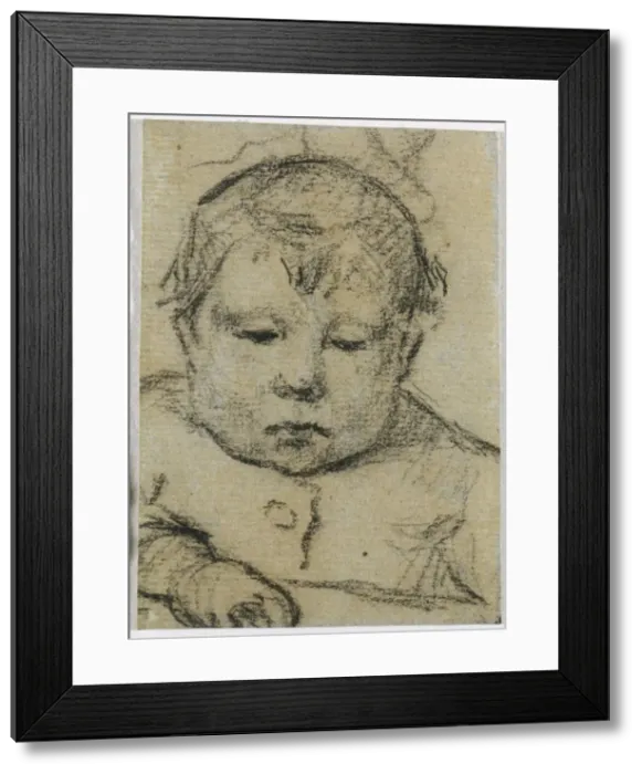 Framed Print : Emil Gauguin as a Child, Right Hand Forward, c. 1875-1876. Creator: Paul Gauguin (French Framed Print : Emil Gauguin as a Child, Right Hand Forward, c. 1875-1876. Creator: Paul Gauguin (French