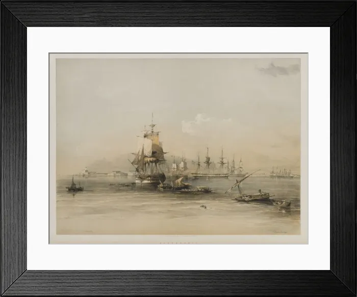 Framed Print : Egypt and Nubia, Volume III: Alexandria, 1848. Creator: Louis Haghe (British, 1806-1885); F Framed Print : Egypt and Nubia, Volume III: Alexandria, 1848. Creator: Louis Haghe (British, 1806-1885); F