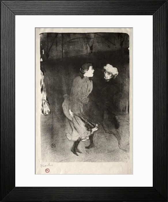 Framed Print : Emilienne dAlecon and Mariquita of the Follies-Bergere, 1893 Framed Print : Emilienne dAlecon and Mariquita of the Follies-Bergere, 1893