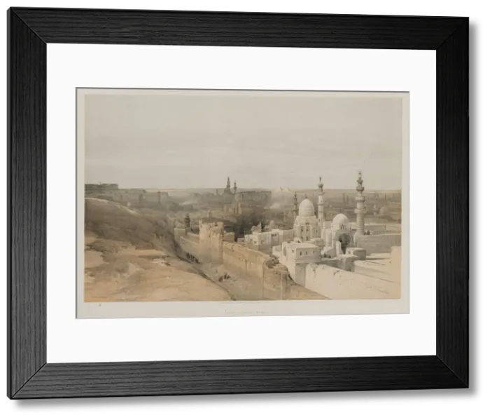Framed Print : Egypt and Nubia, Volume III: Cairo, Looking West, 1848. Creator: Louis Haghe (British Framed Print : Egypt and Nubia, Volume III: Cairo, Looking West, 1848. Creator: Louis Haghe (British
