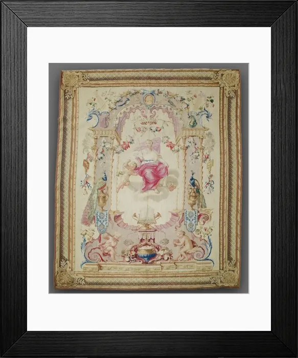 Framed Print : Elements: Air, Juno, 1700s. Creator: Gobelins (French) Framed Print : Elements: Air, Juno, 1700s. Creator: Gobelins (French)