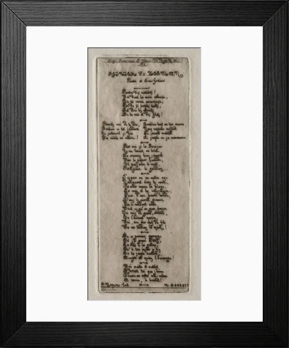Framed Print : Etchings of Paris: Dedication to Reynier Nooms, called Zeeman, 1854. Creator: Charles Meryon Framed Print : Etchings of Paris: Dedication to Reynier Nooms, called Zeeman, 1854. Creator: Charles Meryon