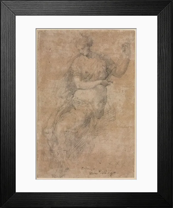 Framed Print : Allegorical Figure, 16th century. Creator: Niccolo dell Abbate (Italian, c. 1512-1571) Framed Print : Allegorical Figure, 16th century. Creator: Niccolo dell Abbate (Italian, c. 1512-1571)