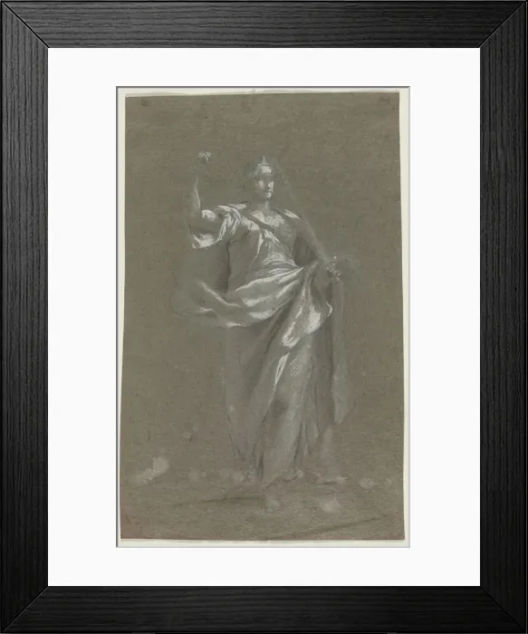 Framed Print : Allegorical Figure, 1800s?. Creator: Anonymous Framed Print : Allegorical Figure, 1800s?. Creator: Anonymous