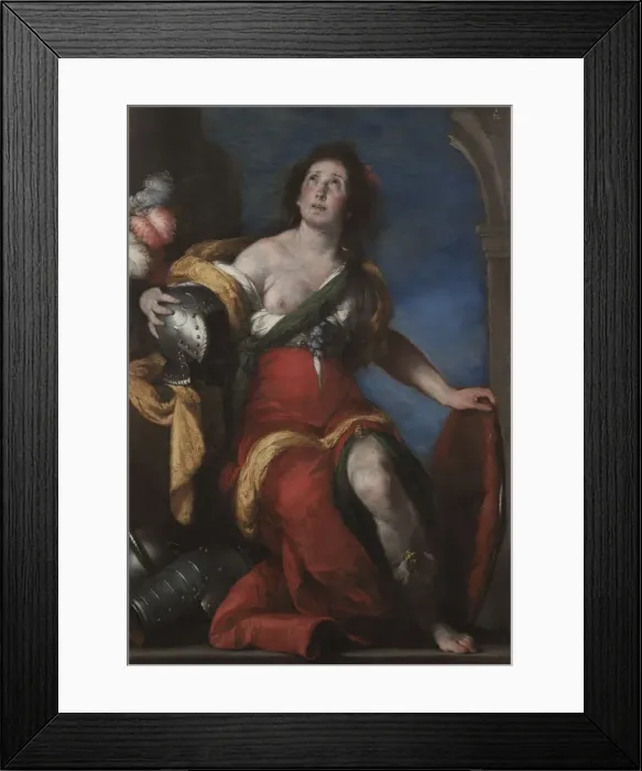 Framed Print : Allegorical Figure, c. 1636. Creator: Bernardo Strozzi (Italian, 1581?-1644) Framed Print : Allegorical Figure, c. 1636. Creator: Bernardo Strozzi (Italian, 1581?-1644)