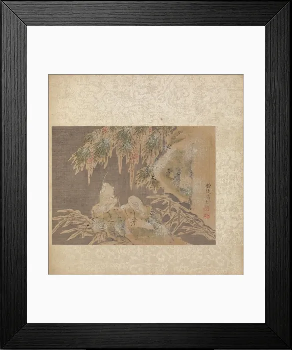 Framed Print : Album of Miscellaneous Subjects, Leaf 10, 1600s. Creator: Fan Qi (Chinese, 1616-aft 1694) Framed Print : Album of Miscellaneous Subjects, Leaf 10, 1600s. Creator: Fan Qi (Chinese, 1616-aft 1694)