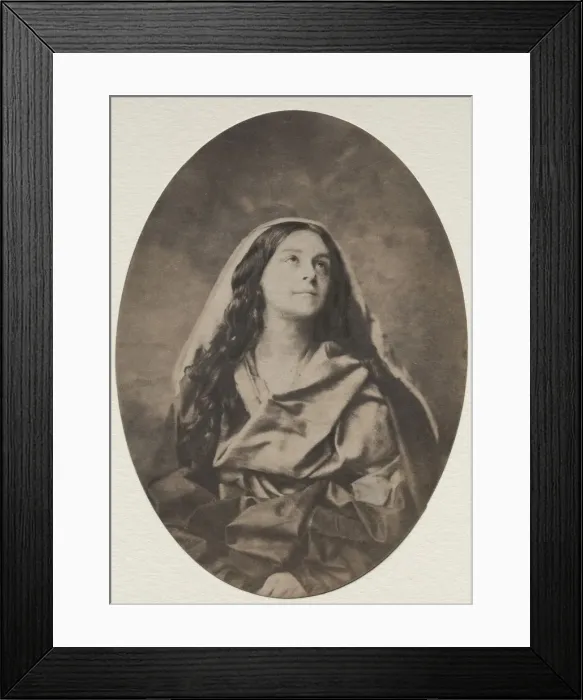 Framed Print : Allegorical Study of a Woman, late 1850s. Creator: Harrison(?) (American) Framed Print : Allegorical Study of a Woman, late 1850s. Creator: Harrison(?) (American)