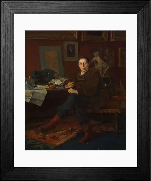 Framed Print : Albert Wolff in His Study, 1881. Creator: Jules Bastien-Lepage (French, 1848-1884) Framed Print : Albert Wolff in His Study, 1881. Creator: Jules Bastien-Lepage (French, 1848-1884)