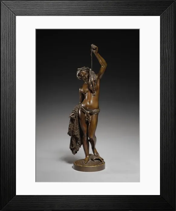 Framed Print : Allegory of Fishing, c. 1840. Creator: James Pradier (Swiss, 1790-1852) Framed Print : Allegory of Fishing, c. 1840. Creator: James Pradier (Swiss, 1790-1852)