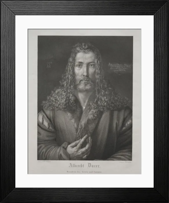 Framed Print : Albrecht Dürer. Creator: Francois Forster (French, 1790-1872) Framed Print : Albrecht Dürer. Creator: Francois Forster (French, 1790-1872)