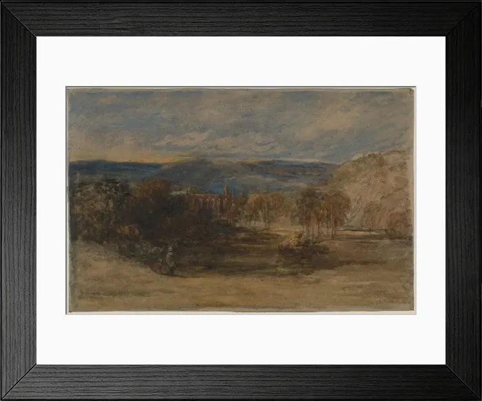 Framed Print : Bolton Abbey, c. late 1840s-1857. Creator: David Cox (British, 1783-1859) Framed Print : Bolton Abbey, c. late 1840s-1857. Creator: David Cox (British, 1783-1859)