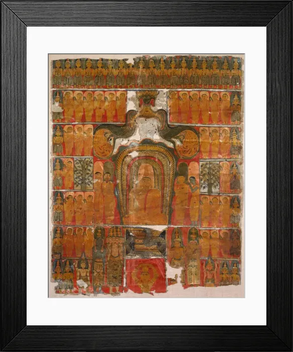 Framed Print : Blessed Lord Buddha, 1700s. Creator: Unknown Framed Print : Blessed Lord Buddha, 1700s. Creator: Unknown