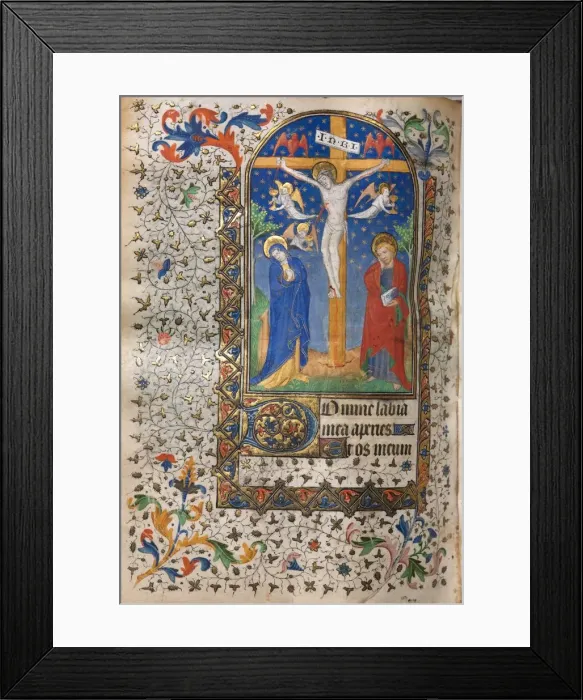 Framed Print : Book of Hours (Use of Paris), c. 1420. Creator: Boucicaut Master (French, Paris, active Framed Print : Book of Hours (Use of Paris), c. 1420. Creator: Boucicaut Master (French, Paris, active