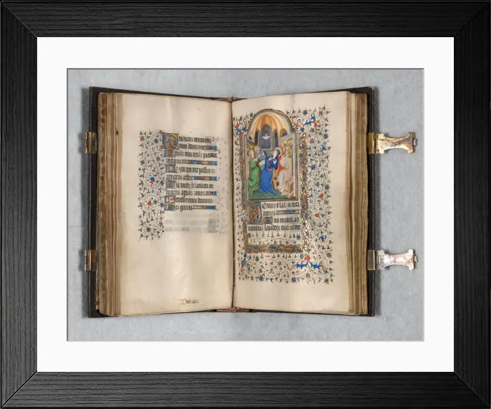 Framed Print : Book of Hours (Use of Paris): Fol. 108r, The Pentecost, c. 1420. Creator: The Bedford Master Framed Print : Book of Hours (Use of Paris): Fol. 108r, The Pentecost, c. 1420. Creator: The Bedford Master