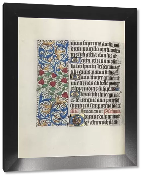Book of Hours (Use of Rouen): fol. 30v, c. 1470. Creator: Master of the Geneva Latini (French