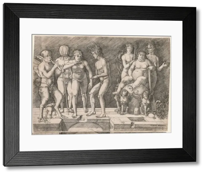 Framed Print : Allegory of the Fall of Ignorant Humanity: Virtus Combusta, c. 1500-1505. Creator