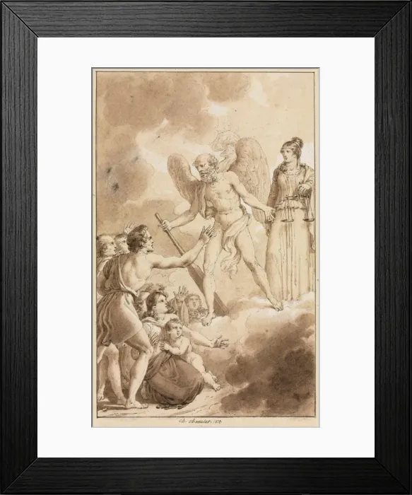 Framed Print : Allegory, 1818. Creator: Charles Abraham Chasselat (French, 1782-1843) Framed Print : Allegory, 1818. Creator: Charles Abraham Chasselat (French, 1782-1843)