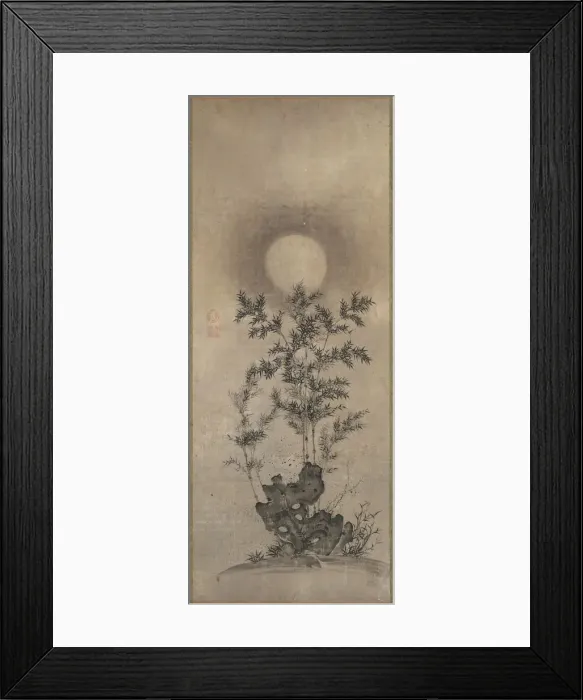 Framed Print : Bamboo in Moonlight, 1500s. Creator: Unknown Framed Print : Bamboo in Moonlight, 1500s. Creator: Unknown