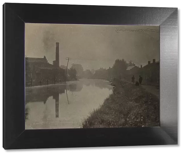 Along the Old Canal, 1896. Creator: Clarence H. White (American, 1871-1925)