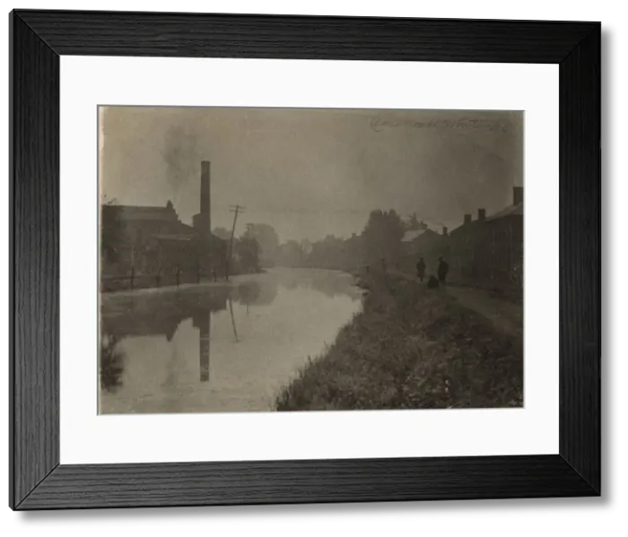 Framed Print : Along the Old Canal, 1896. Creator: Clarence H. White (American, 1871-1925) Framed Print : Along the Old Canal, 1896. Creator: Clarence H. White (American, 1871-1925)