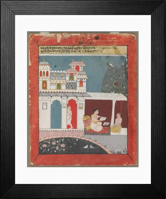 Framed Print : Bangala Ragini, c. 1680. Creator: Unknown
