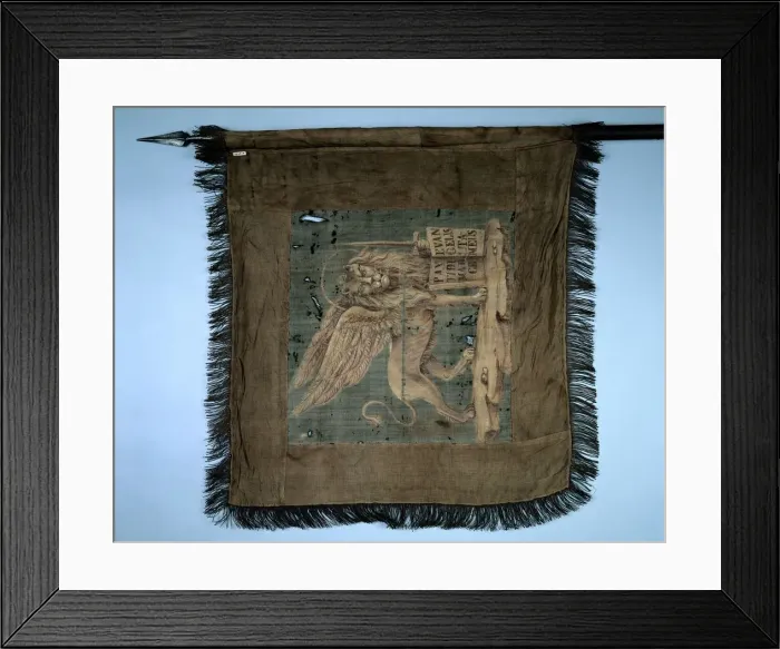 Framed Print : Banner With the Lion of St. Mark, late 1600s - early 1700s. Creator: Unknown Framed Print : Banner With the Lion of St. Mark, late 1600s - early 1700s. Creator: Unknown