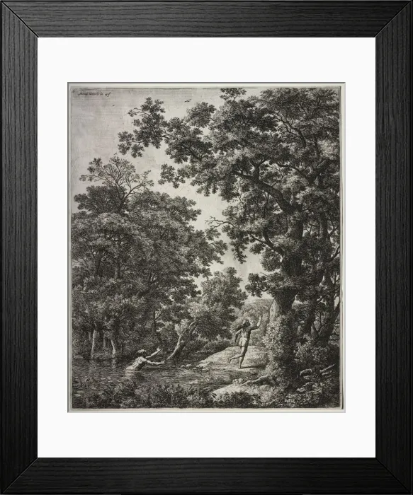 Framed Print : Alpheus and Arethusa. Creator: Anthonie Waterloo (Dutch, 1609 / 10-1690) Framed Print : Alpheus and Arethusa. Creator: Anthonie Waterloo (Dutch, 1609 / 10-1690)