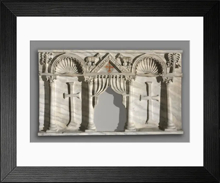 Framed Print : Altar Front, c. 540-600. Creator: Unknown Framed Print : Altar Front, c. 540-600. Creator: Unknown