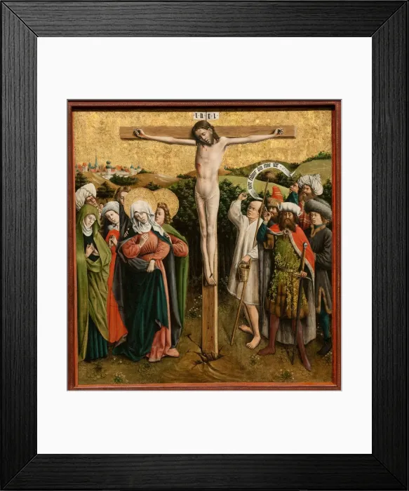 Framed Print : Altarpiece with The Passion of Christ, c. 1440s. Creator: Master of the Schlagl Altarpiece Framed Print : Altarpiece with The Passion of Christ, c. 1440s. Creator: Master of the Schlagl Altarpiece
