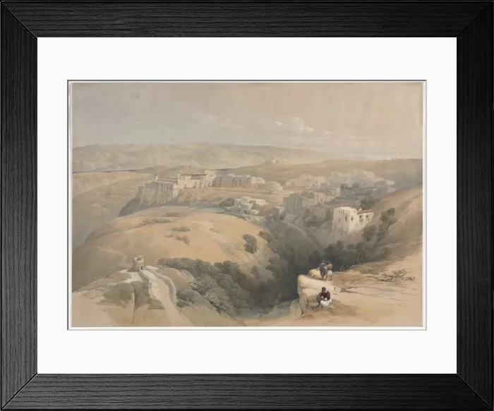 Framed Print : Bethlehem, 1839. Creator: David Roberts (British, 1796-1864) Framed Print : Bethlehem, 1839. Creator: David Roberts (British, 1796-1864)