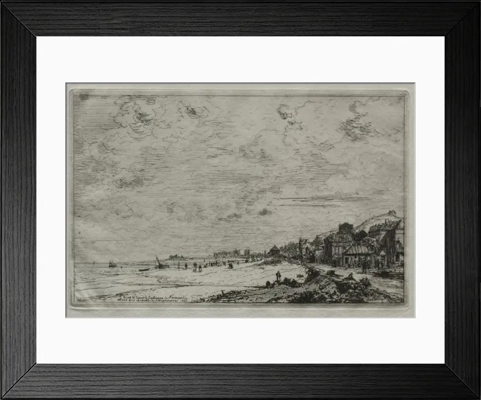 Framed Print : Beuzeval. Creator: Maxime Lalanne (French, 1827-1886) Framed Print : Beuzeval. Creator: Maxime Lalanne (French, 1827-1886)