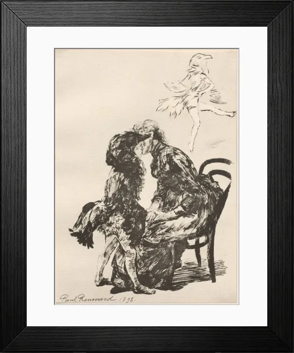 Framed Print : Avant Le Ballet, 1898. Creator: Charles Paul Renouard (French, 1845-1924); Imprimerie Champenois Framed Print : Avant Le Ballet, 1898. Creator: Charles Paul Renouard (French, 1845-1924); Imprimerie Champenois