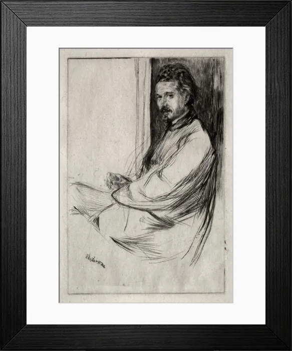 Framed Print : Axenfeld, 1860. Creator: James McNeill Whistler (American, 1834-1903) Framed Print : Axenfeld, 1860. Creator: James McNeill Whistler (American, 1834-1903)