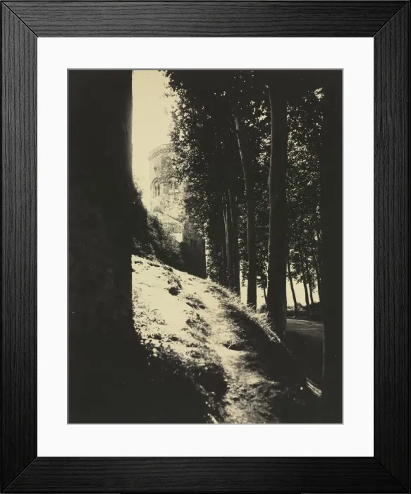 Framed Print : Autun, Tower of Ursulines, c. 1860s. Creator: Charles Lenormand (French, 1835-1904) Framed Print : Autun, Tower of Ursulines, c. 1860s. Creator: Charles Lenormand (French, 1835-1904)