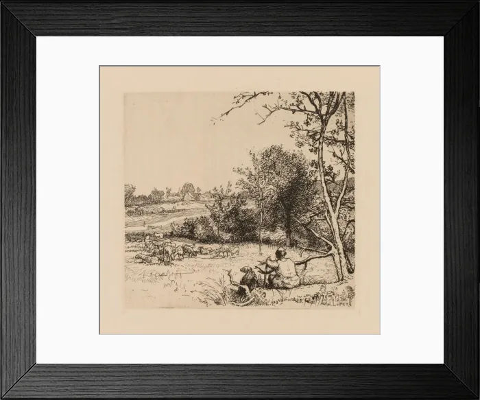 Framed Print : Auguste Lepere: Le pommier renverse (Picardie). Creator: Auguste Louis Lepere Framed Print : Auguste Lepere: Le pommier renverse (Picardie). Creator: Auguste Louis Lepere