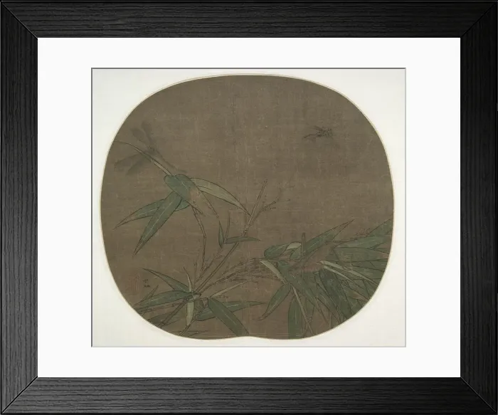 Framed Print : Bamboo and Insects, late 1100s. Creator: Wu Bing (Chinese, active 1190-1194) Framed Print : Bamboo and Insects, late 1100s. Creator: Wu Bing (Chinese, active 1190-1194)