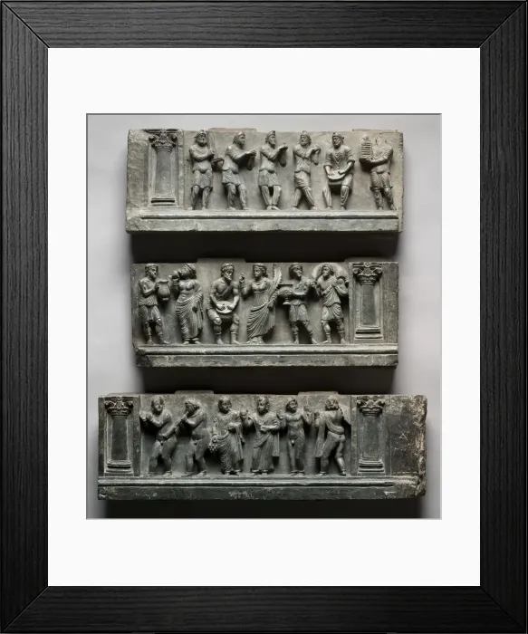 Framed Print : Bacchanalian Relief, 1-100. Creator: Unknown Framed Print : Bacchanalian Relief, 1-100. Creator: Unknown