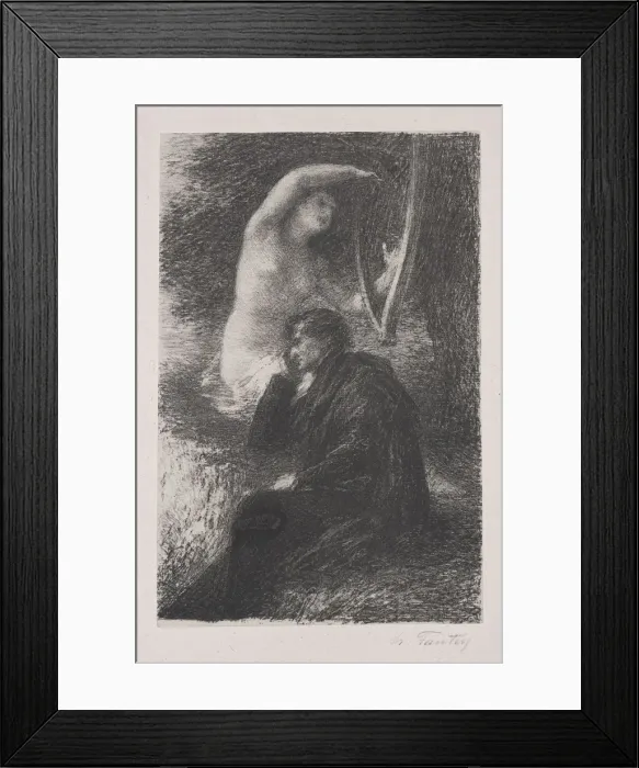 Framed Print : Lelio, la harpe Eolienne. Creator: Henri Fantin-Latour (French, 1836-1904) Framed Print : Lelio, la harpe Eolienne. Creator: Henri Fantin-Latour (French, 1836-1904)
