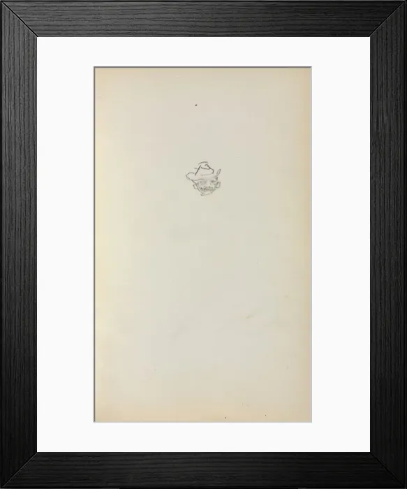 Framed Print : Italian Sketchbook: Head of a Man (page 223), 1898-1899. Creator: Maurice Prendergast (American Framed Print : Italian Sketchbook: Head of a Man (page 223), 1898-1899. Creator: Maurice Prendergast (American