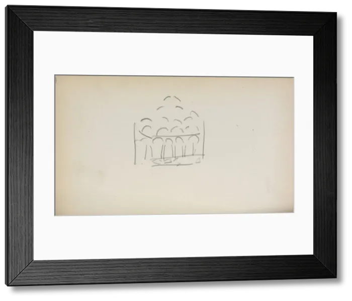 Framed Print : Italian Sketchbook: San Marco (page 186), 1898-1899. Creator: Maurice Prendergast (American Framed Print : Italian Sketchbook: San Marco (page 186), 1898-1899. Creator: Maurice Prendergast (American