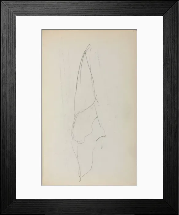 Framed Print : Italian Sketchbook; Sail (page 70), 1898-1899. Creator: Maurice Prendergast (American, 1858-1924) Framed Print : Italian Sketchbook; Sail (page 70), 1898-1899. Creator: Maurice Prendergast (American, 1858-1924)