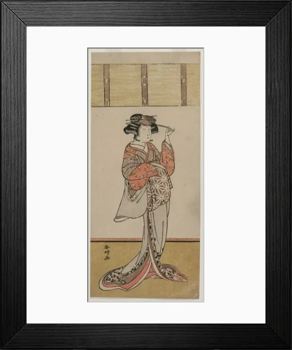 Framed Print : Iwai Hanshiro IV as Oiso no Tora, c. mid-1770s. Creator: Katsukawa Shunko (Japanese, 1743-1812) Framed Print : Iwai Hanshiro IV as Oiso no Tora, c. mid-1770s. Creator: Katsukawa Shunko (Japanese, 1743-1812)